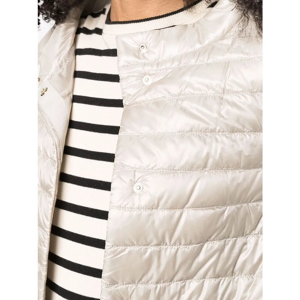 Funnel Neck Quilted Down Jacket