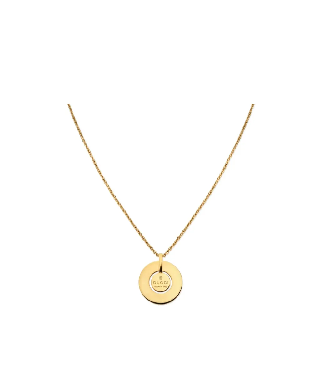Gucci Trademark Pendant Necklace