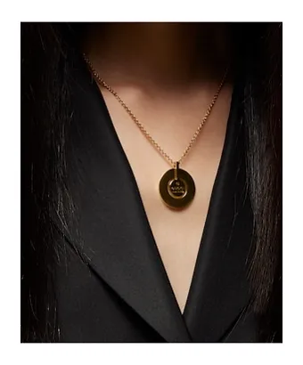 Gucci Trademark Pendant Necklace