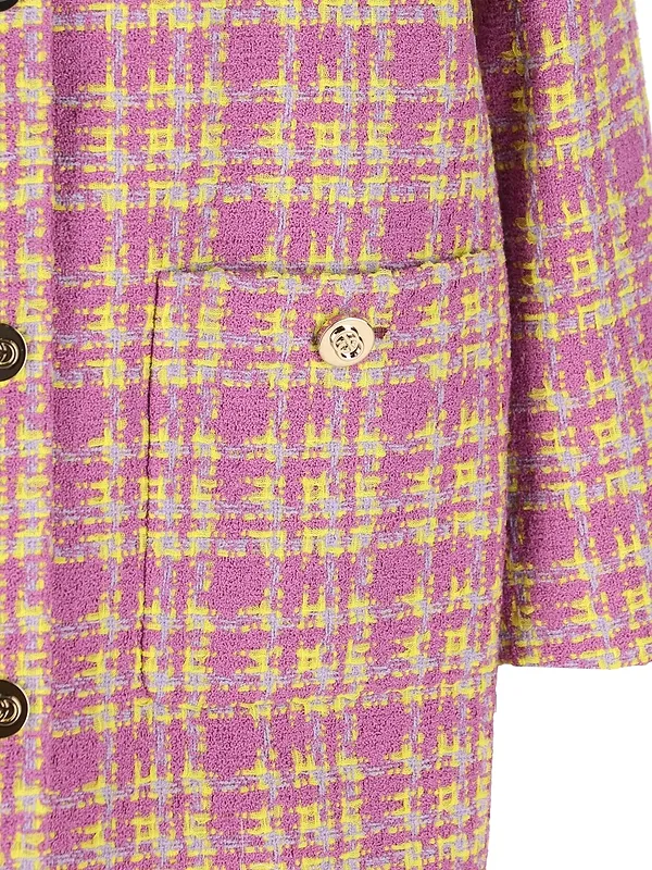 Gucci Tweed Button-Up Jacket