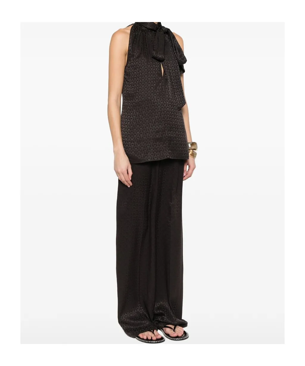 Gucci Turtleneck Sleeveless Top