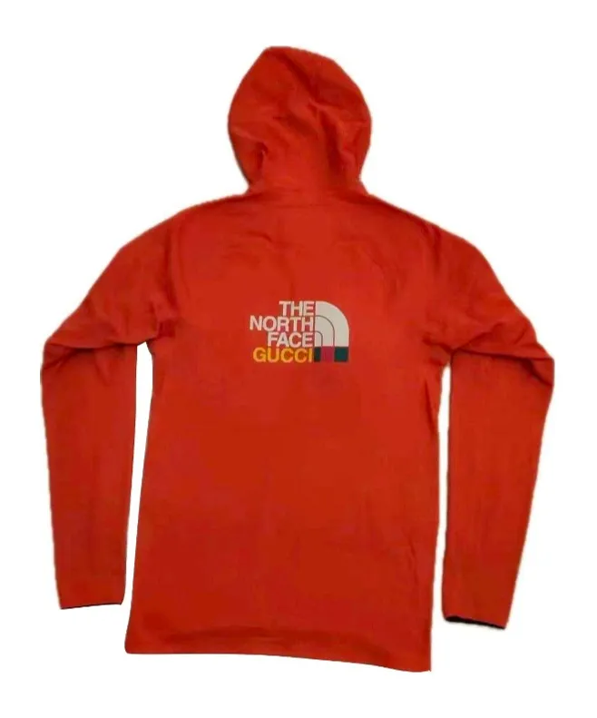Gucci X The North Face Logo Long-Sleeved Hoodie