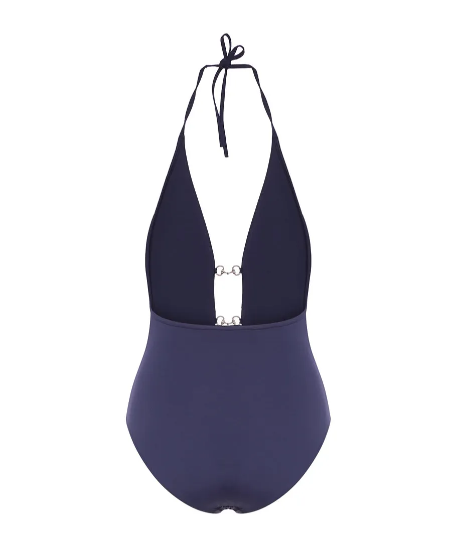 Gucci Horsebit Detailed One-Piece Swimsuit