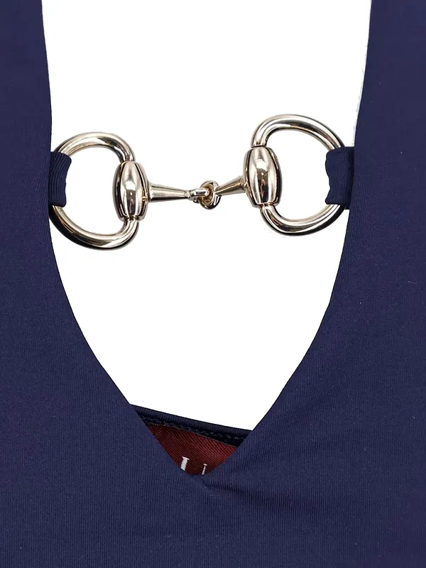 Gucci Horsebit Detailed One-Piece Swimsuit