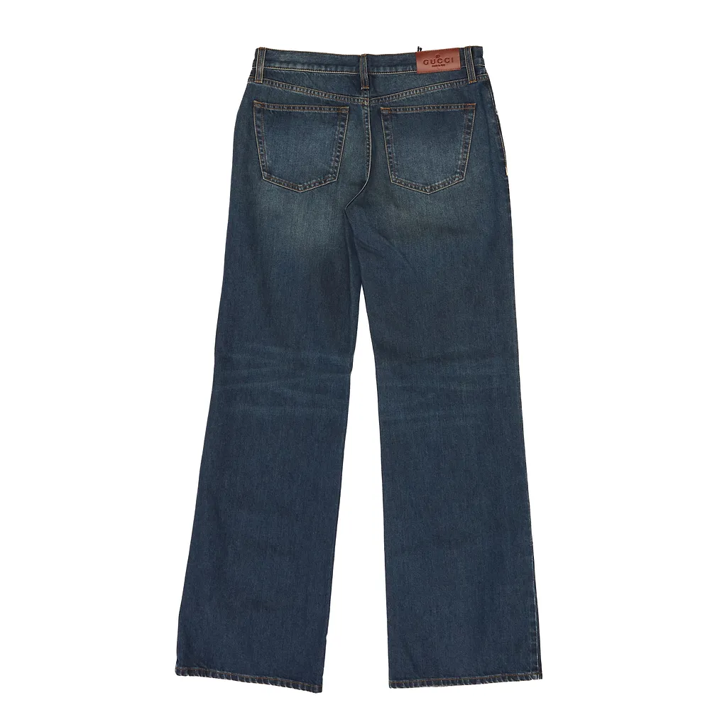 Gucci Horsebit Straight-Leg Jeans
