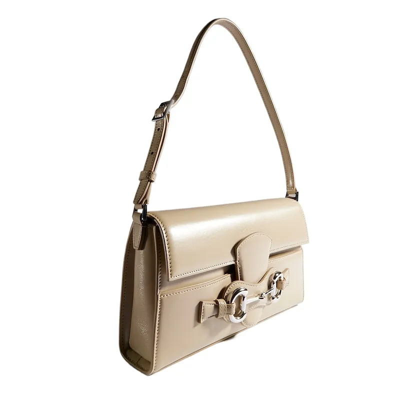 Horsebit Ristretto Medium Shoulder Bag