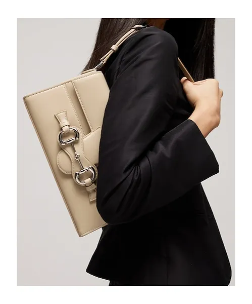 Horsebit Ristretto Medium Shoulder Bag