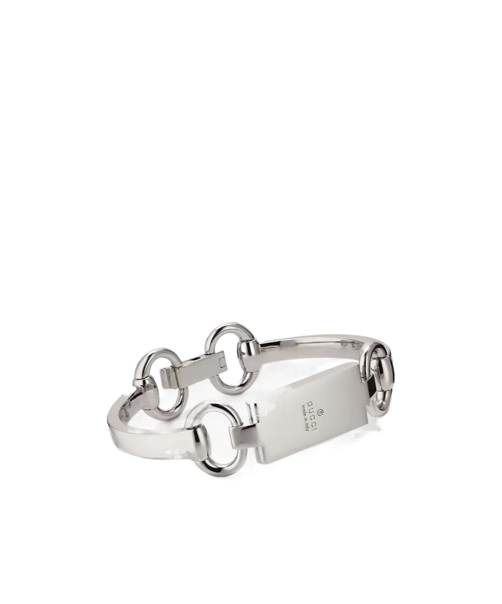 Horsebit Motif Bangle Bracelet