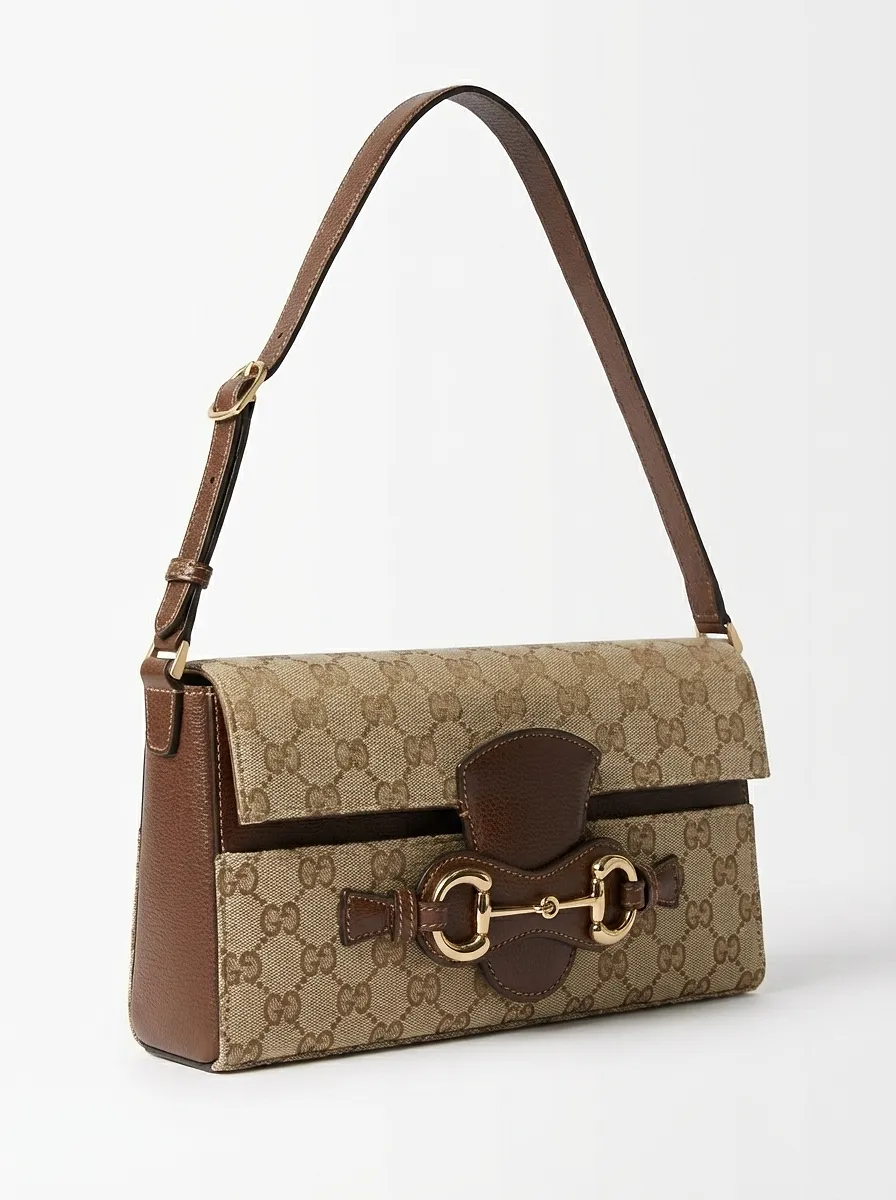 Horsebit Ristretto Medium Shoulder Bag