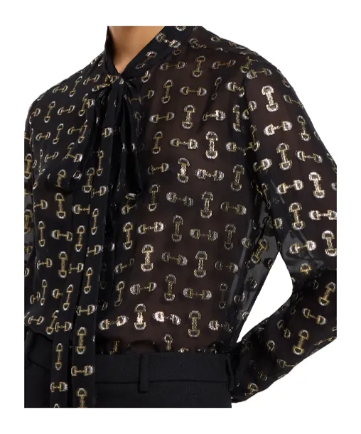 Horsebit Silk Fil Coup Shirt