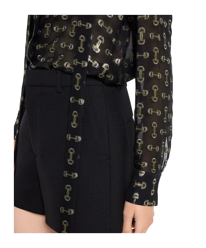 Horsebit Silk Fil Coup Shirt