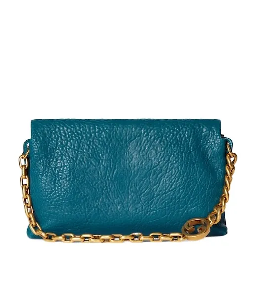 Large Shoulder Bag With Chain