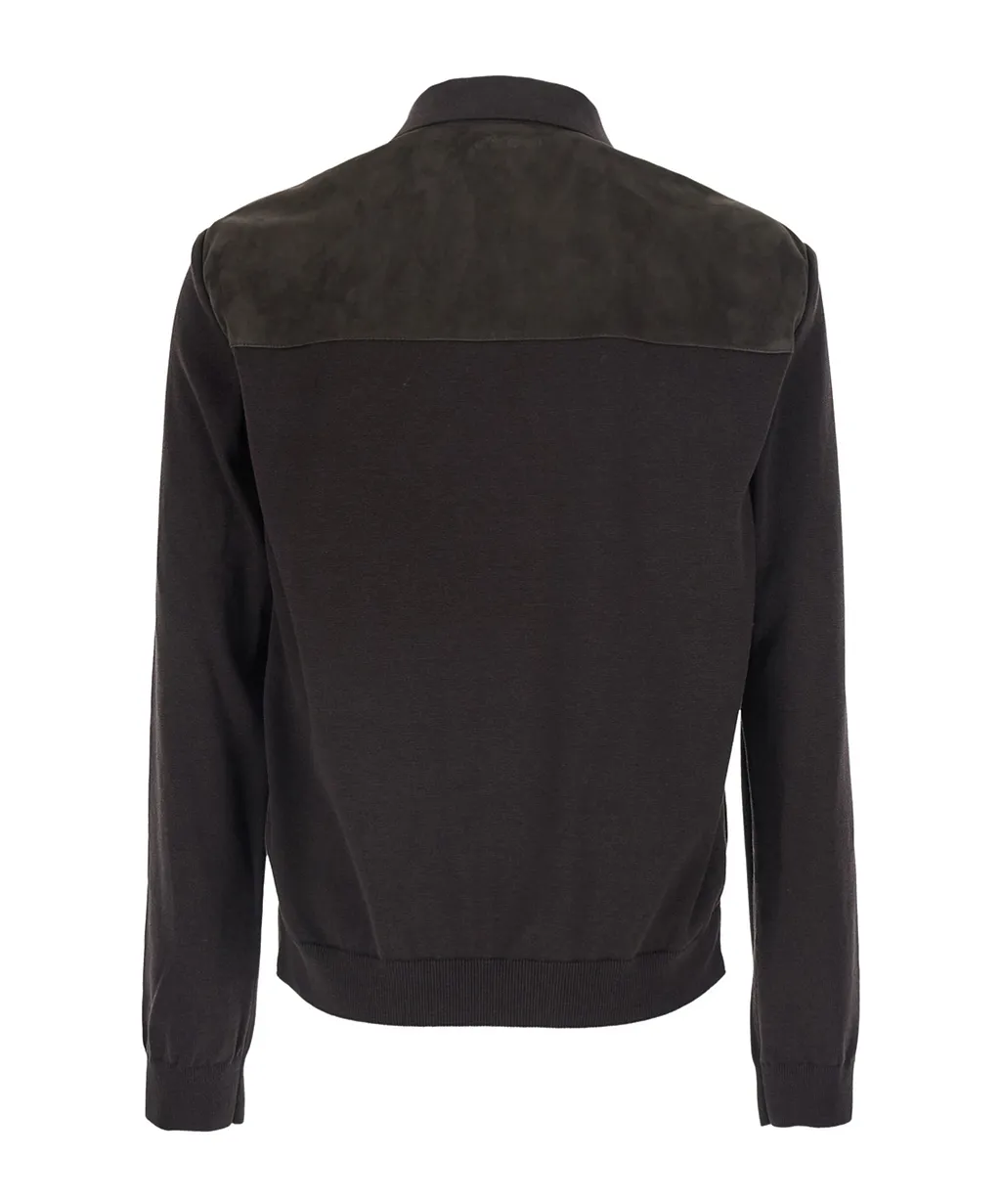 Gucci Button-Front Pocket Leather Jacket