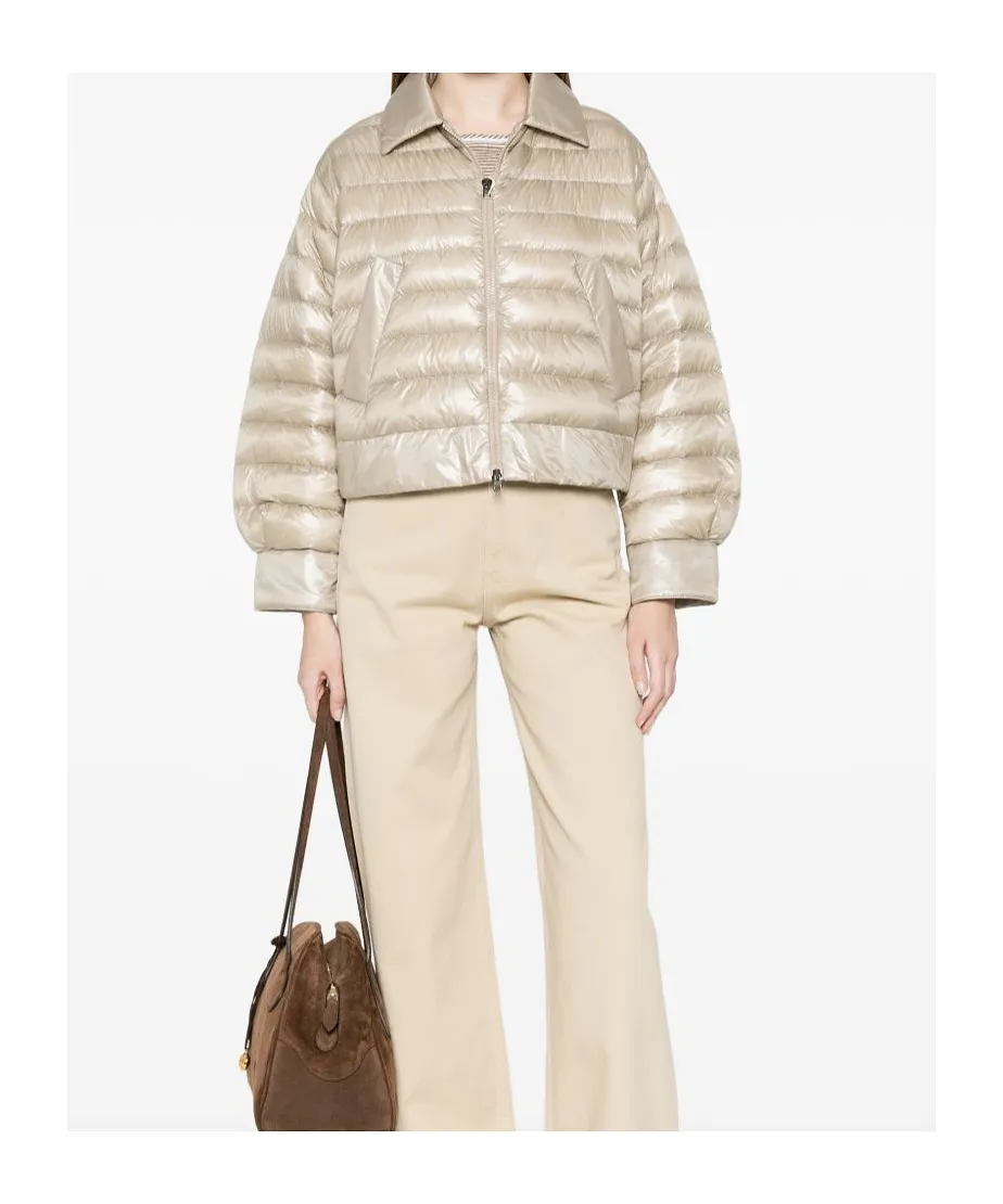 Collared Quilted Jacket