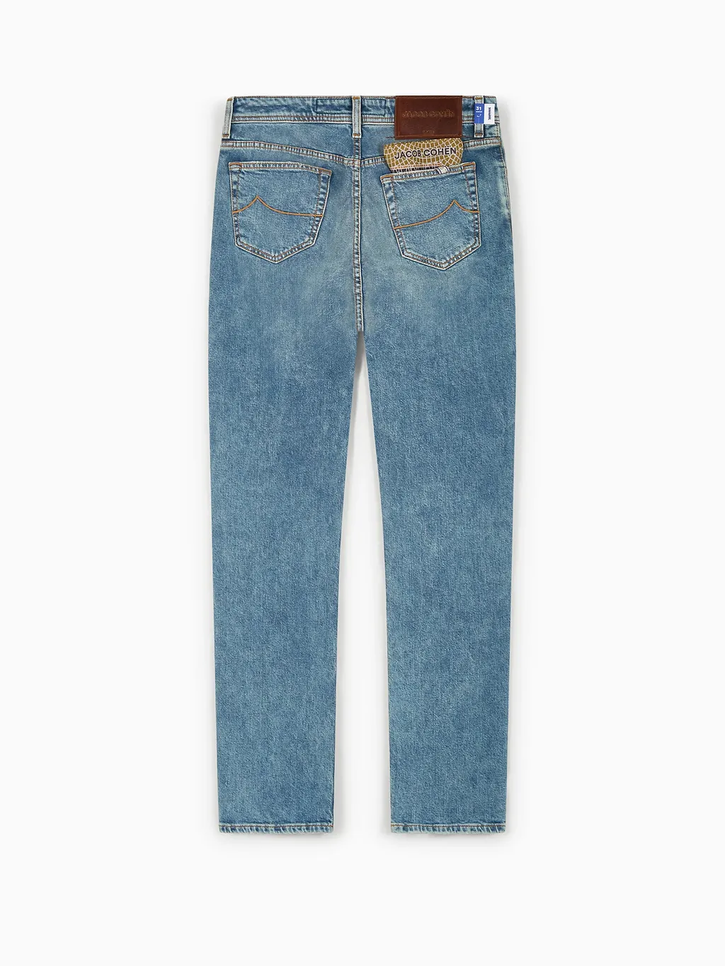 Jacob Cohen Logo Patch Straight-Leg Jeans