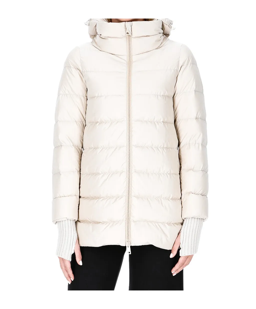 Zip-Fastening Padded Coat