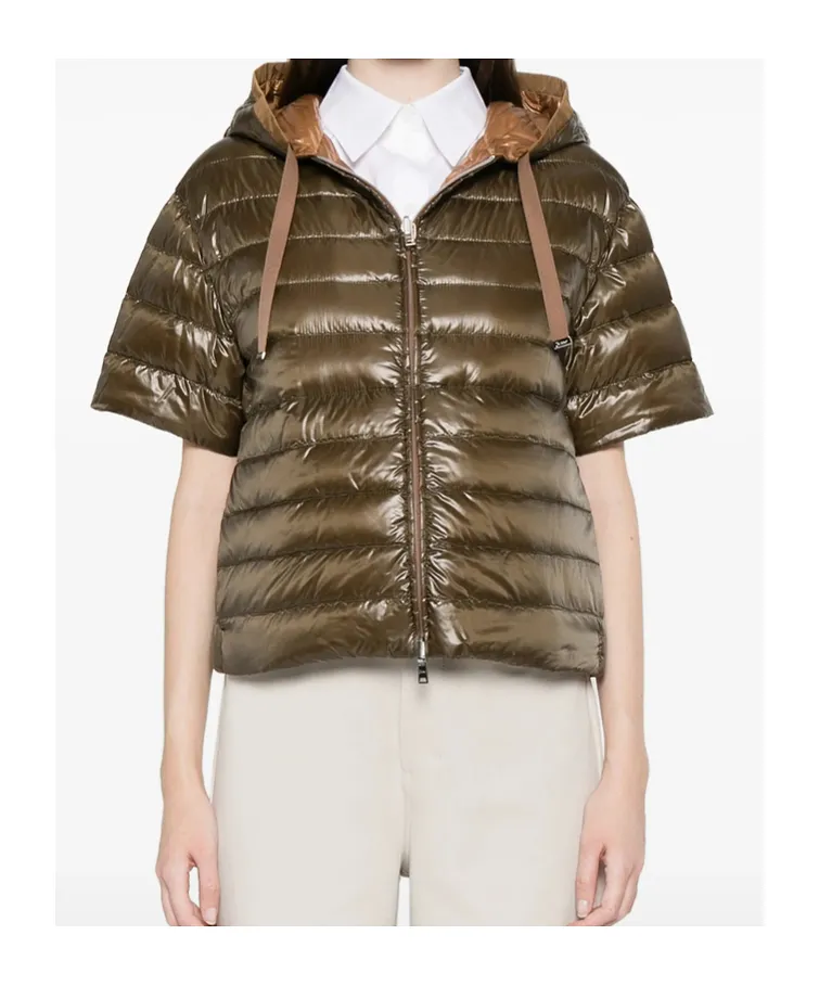 Short-Sleeved Reversible Down Jacket