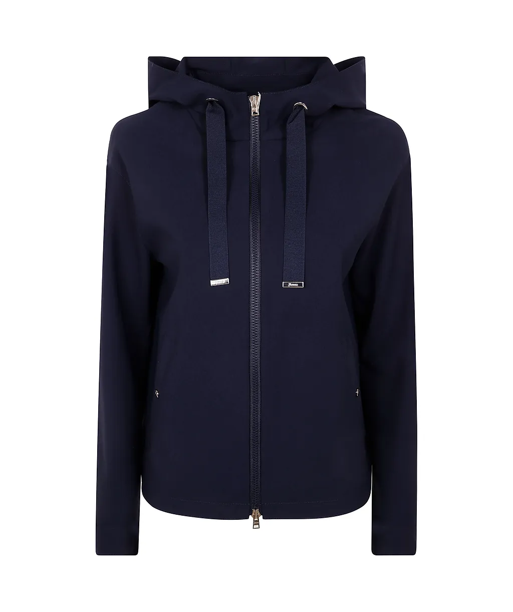 Herno Zip-Up Hooded Jacket