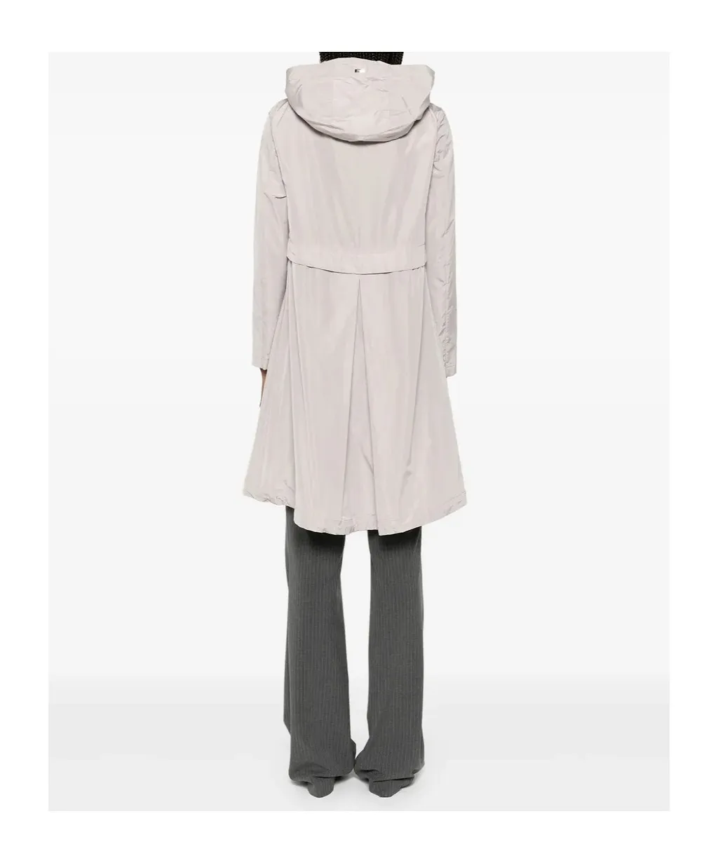 Zip-Up Hooded Coat