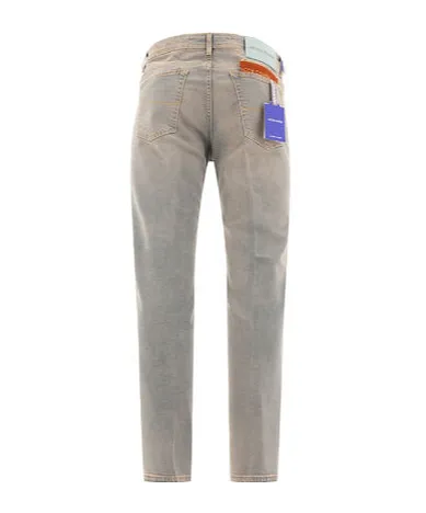 Jacob Cohen Straight-Leg Logo Patch Jeans