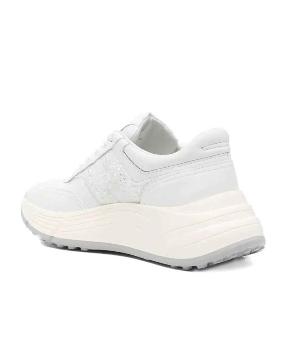 Hogan Glitter Logo Low-Top Sneakers