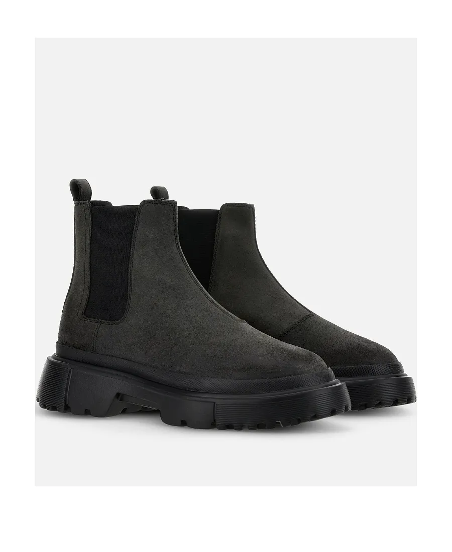 Hogan Chelsea Round-Toe Boots