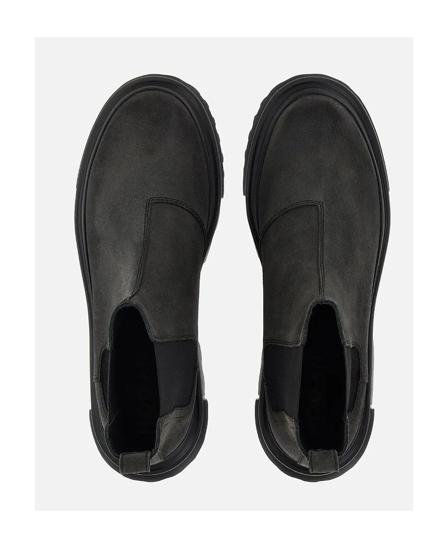 Hogan Chelsea Round-Toe Boots
