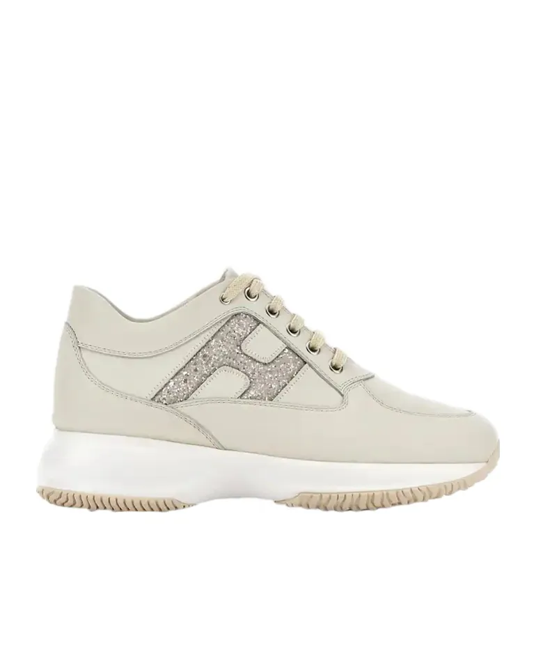 Hogan Embellished Lace-Up Sneakers