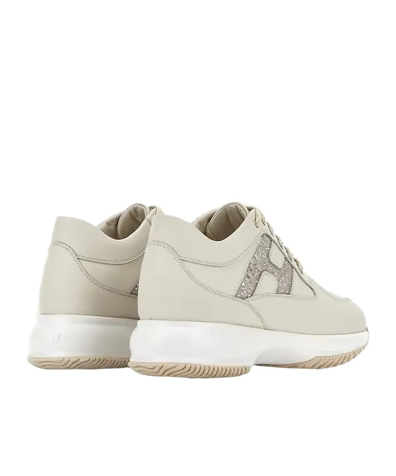 Hogan Embellished Lace-Up Sneakers