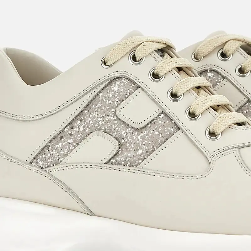 Hogan Embellished Lace-Up Sneakers