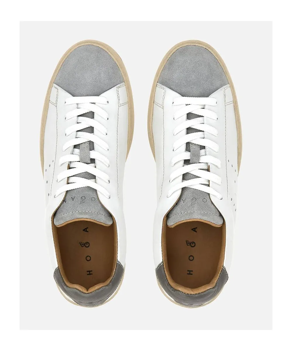 Hogan H672 Round Toe Lace-Up Sneakers