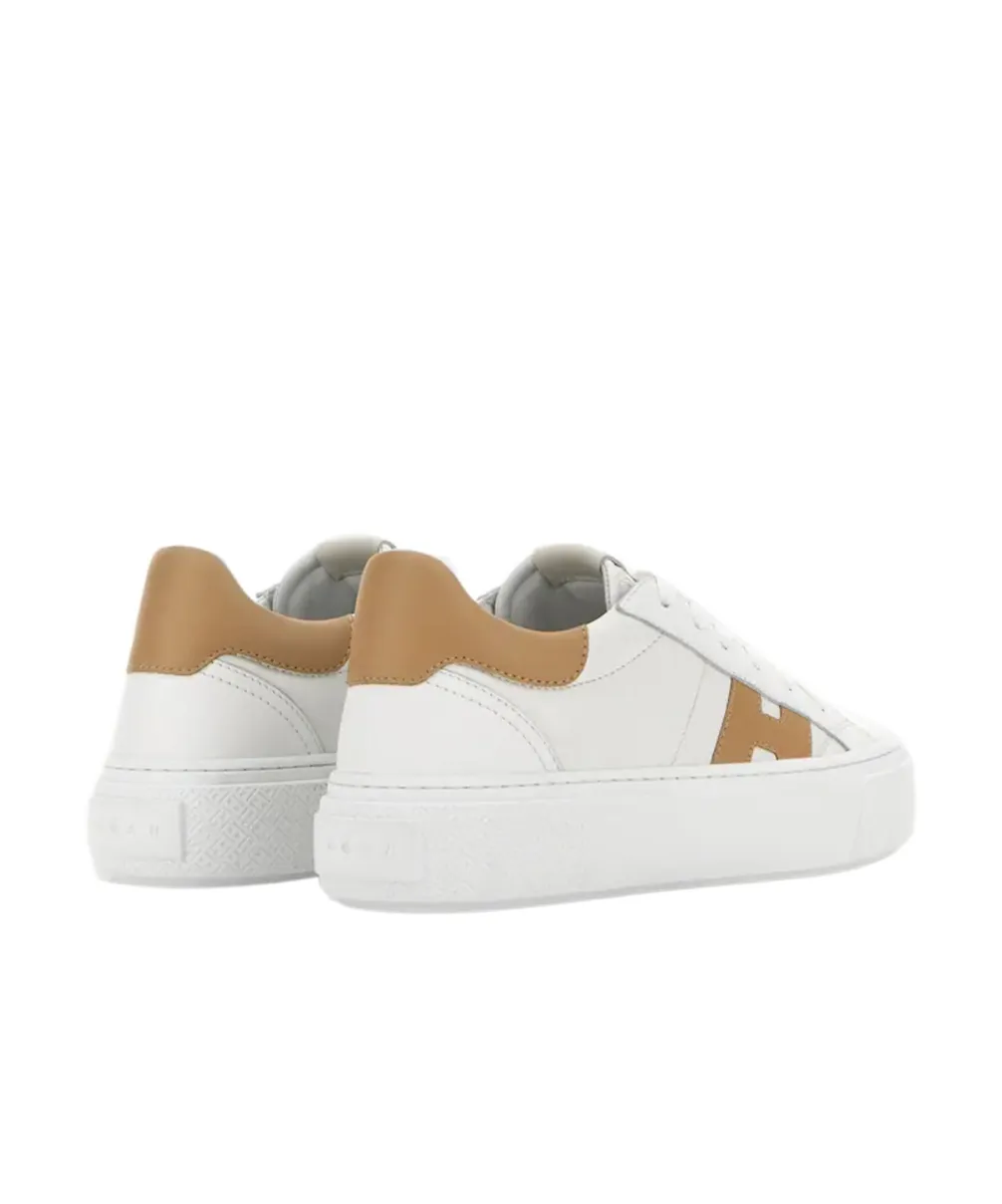 Hogan Logo Patch Lace-Up Sneakers