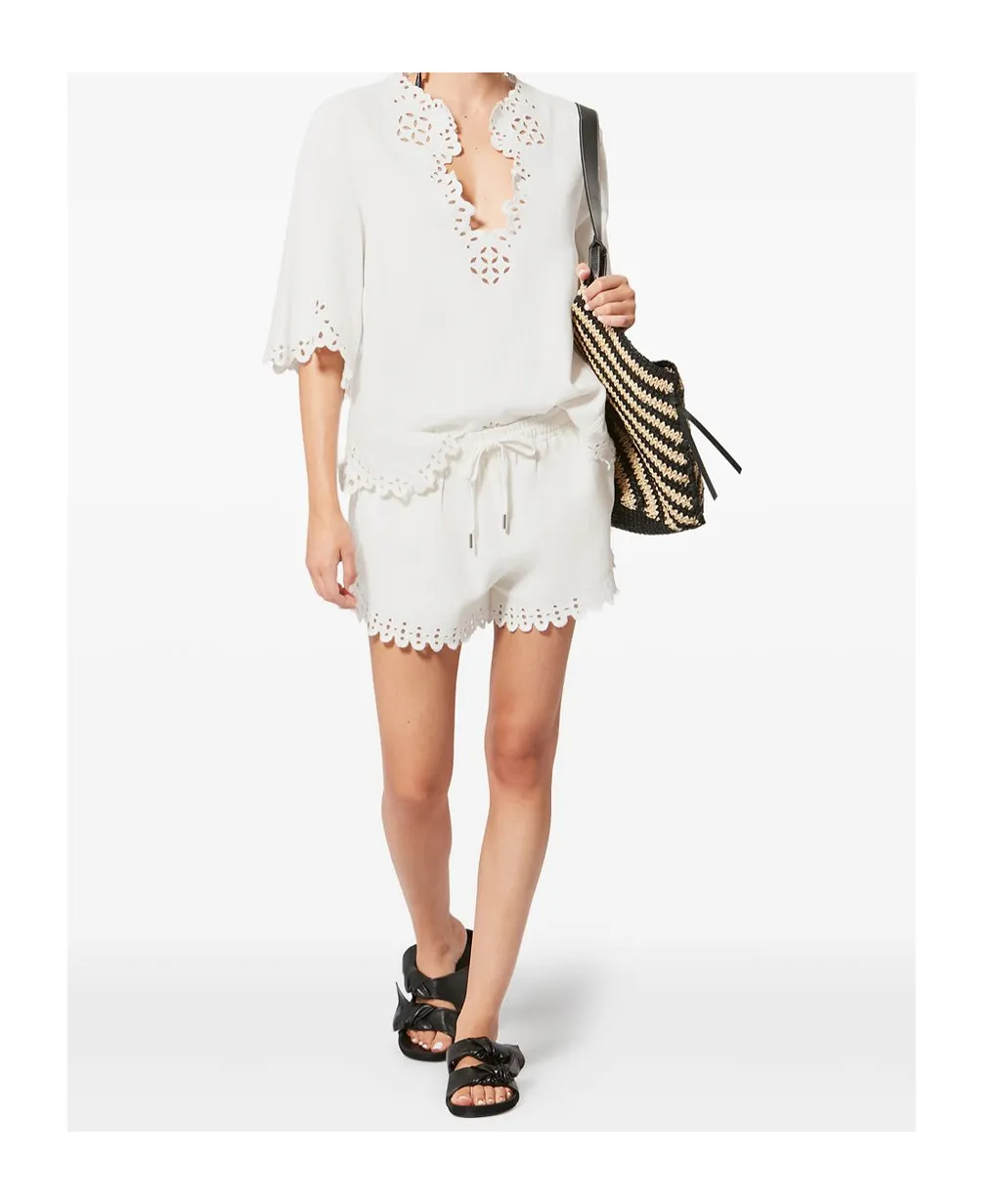 Isabel Marant Shana Broderie Tunic Top