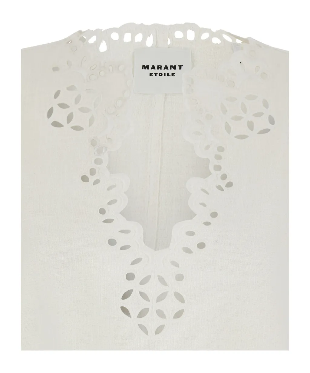 Isabel Marant Shana Broderie Tunic Top