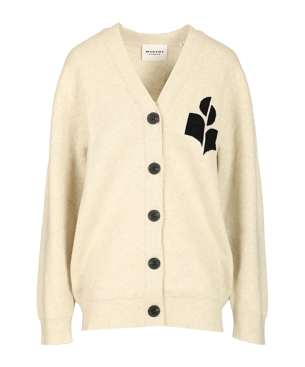 Isabel Marant ÉToile V-Neck Button-Up Cardigan