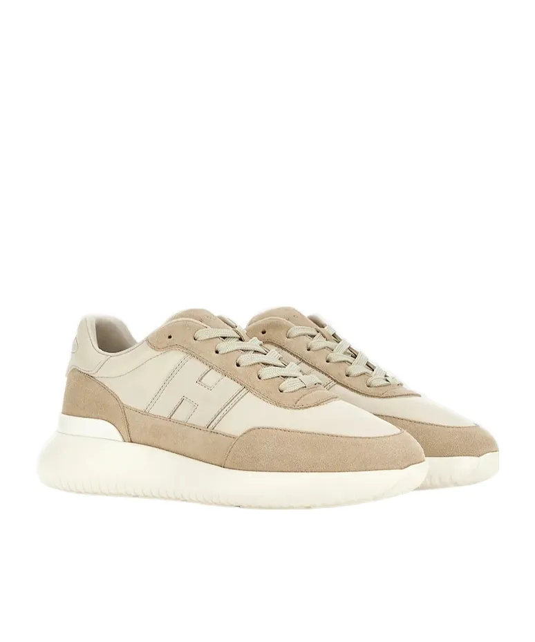 Hogan Panelled Low-Top Sneakers