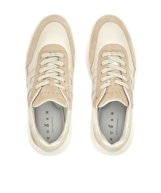 Hogan Panelled Low-Top Sneakers