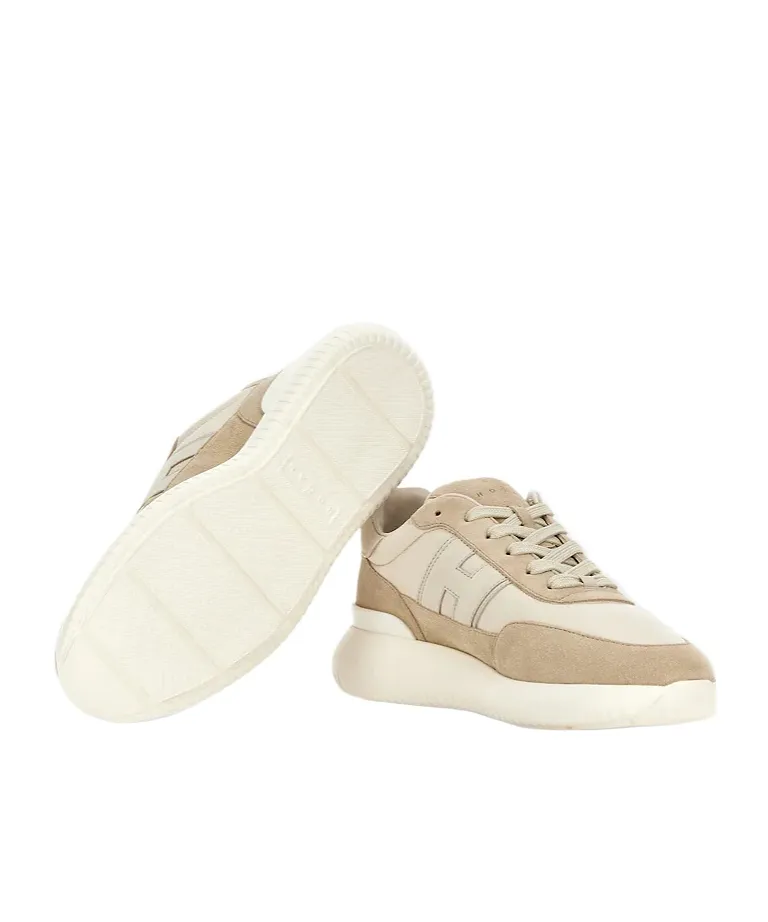 Hogan Panelled Low-Top Sneakers