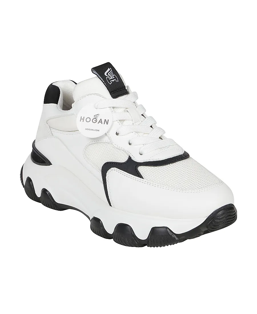 Hogan Logo Detailed Lace-Up Sneakers
