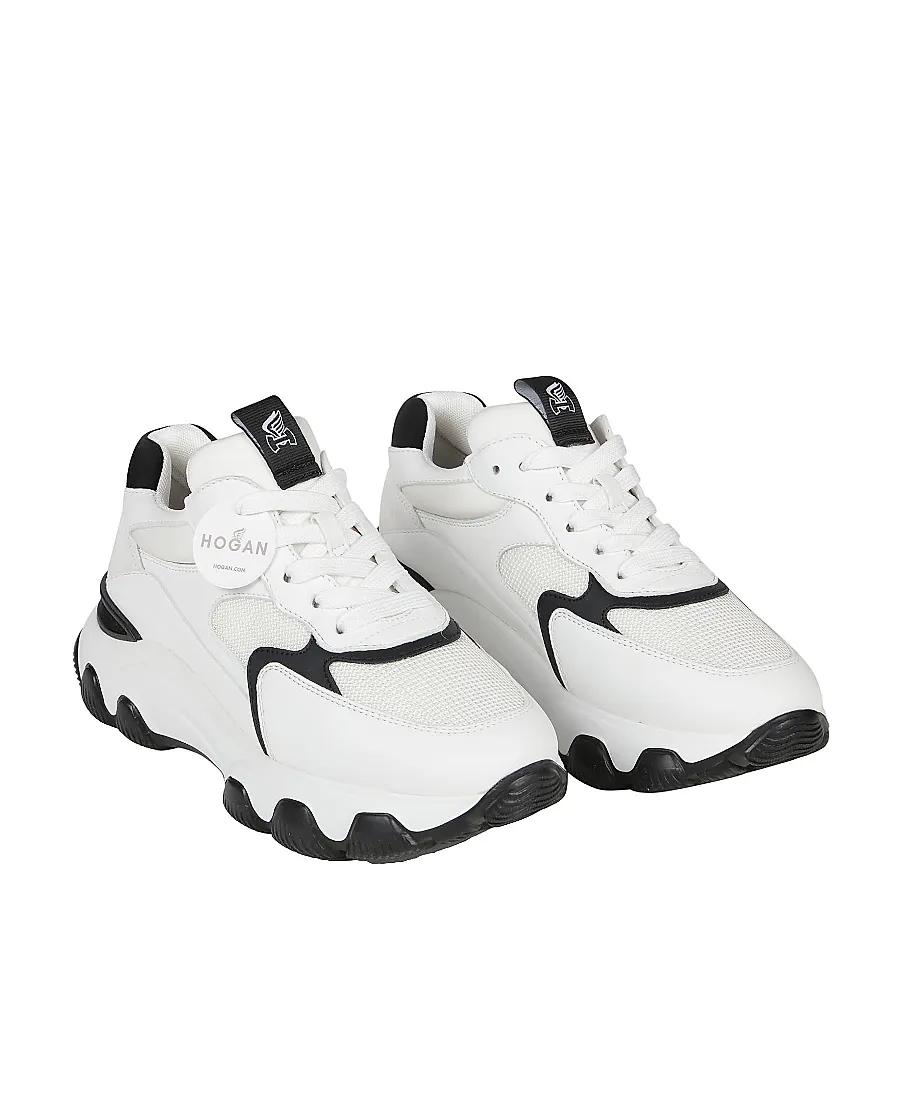 Hogan Logo Detailed Lace-Up Sneakers