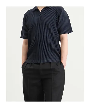 Homme Plissé Issey Miyake Pleated Polo Shirt