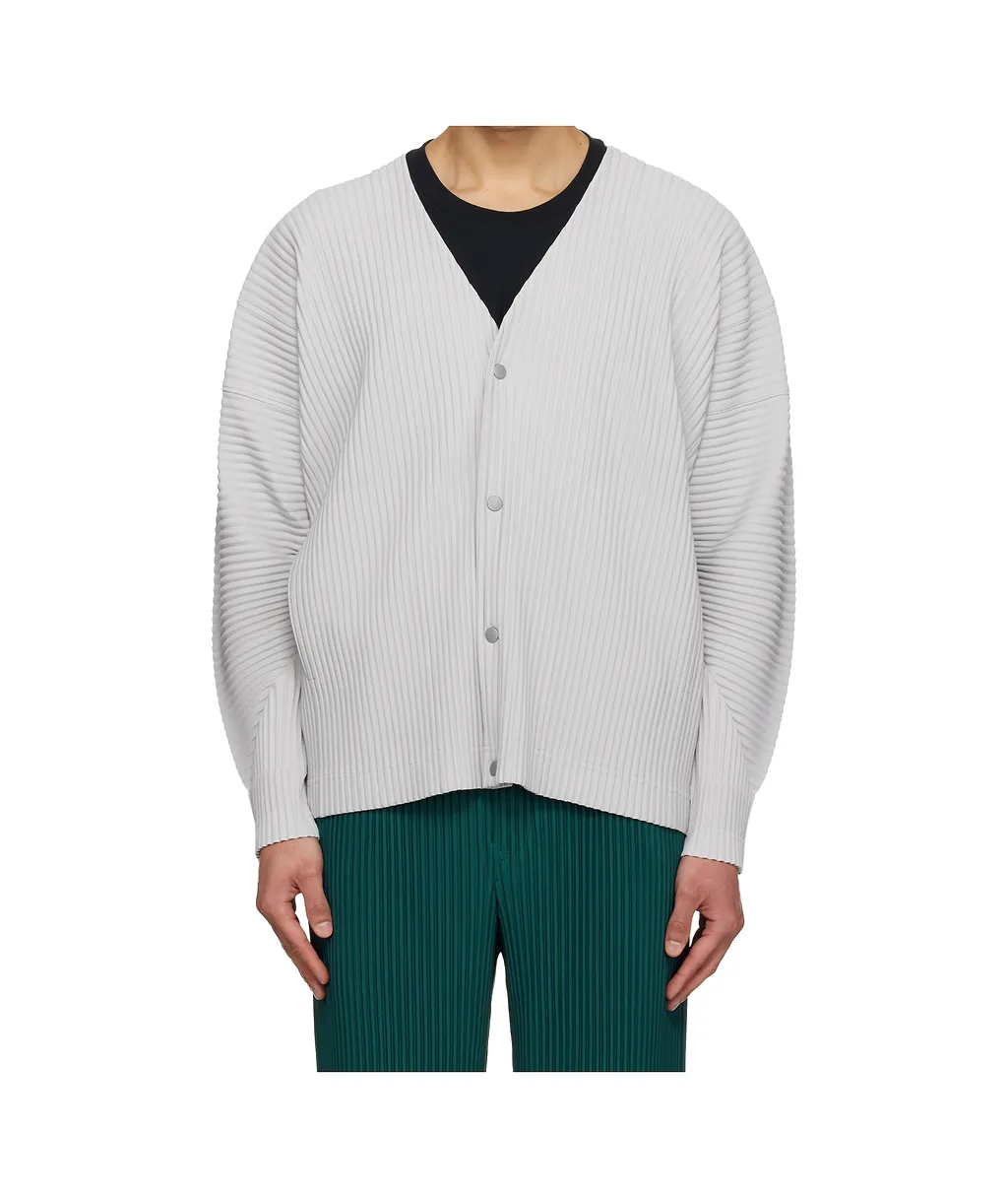 Homme Plissé Issey Miyake V-Neck Cardigan