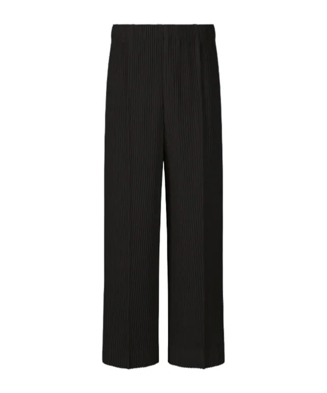 Homme Plissé Issey Miyake Wide Leg Pleated Pants
