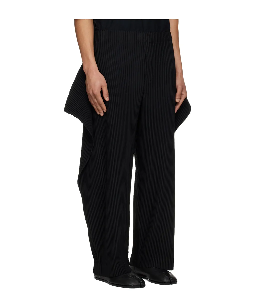 Pleated Cropped Trousers