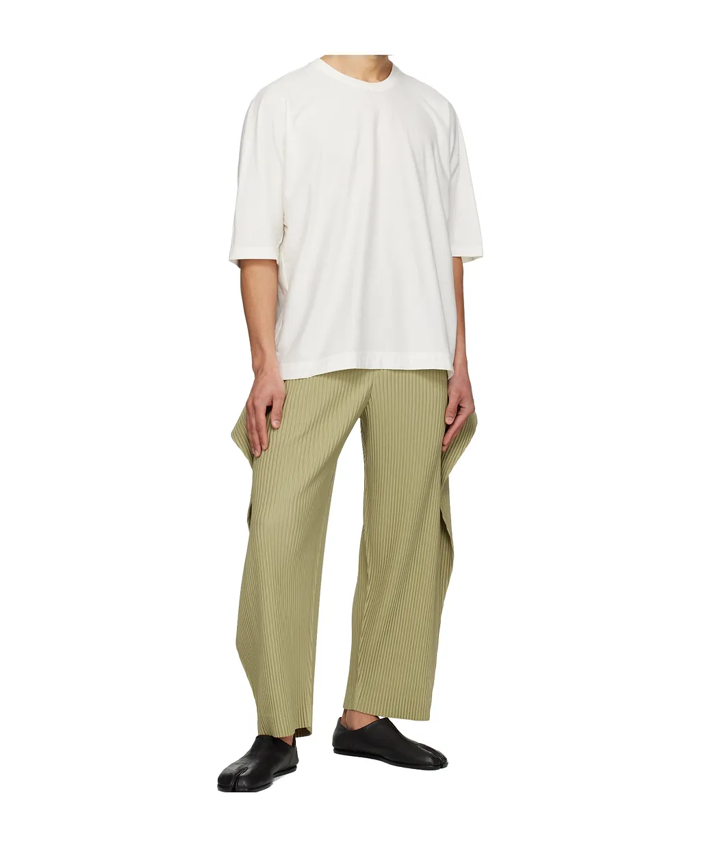 Pleated Layered Trousers