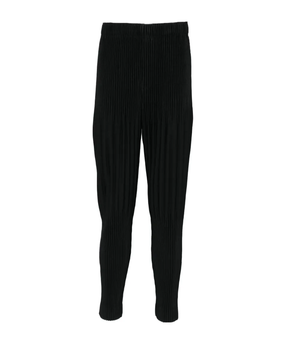 Plissé Tapered Trousers