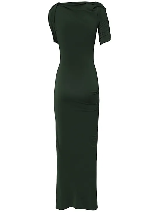 La Robe Drapeado Long Dress