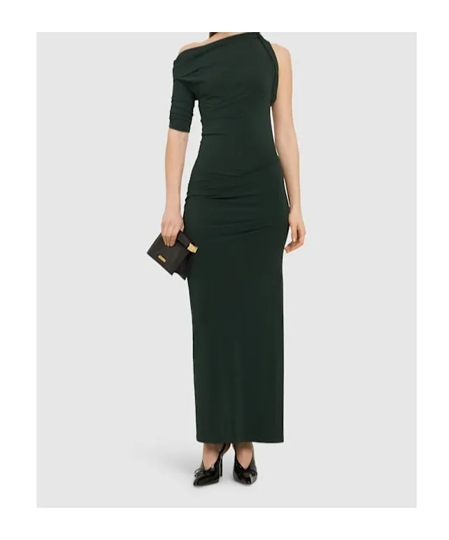 La Robe Drapeado Long Dress