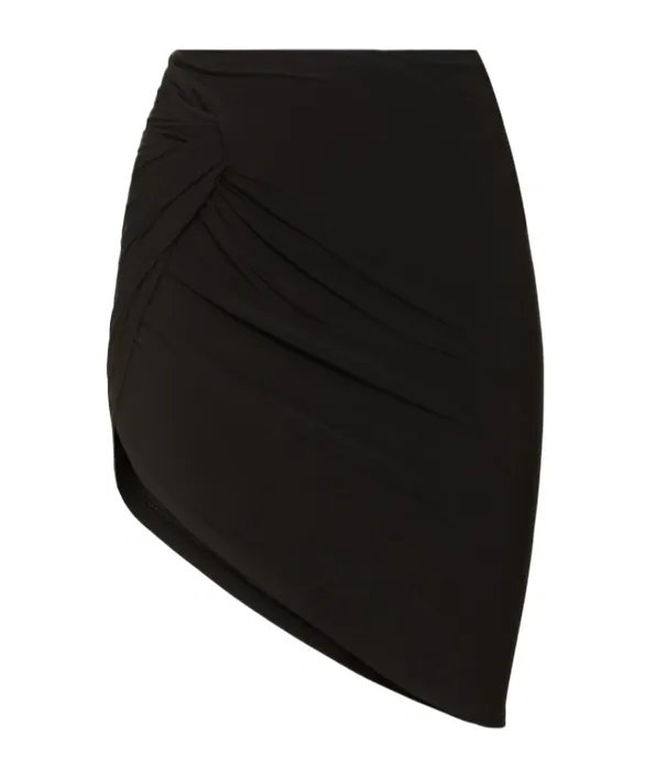 La Mini Jupe Drapeado Jersey Skirt