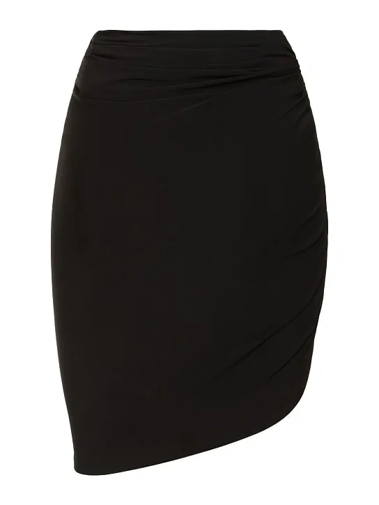 La Mini Jupe Drapeado Jersey Skirt